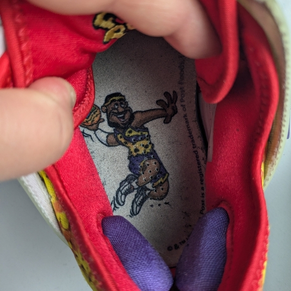 NIKE LeBron 19 Low Magic Fruity PEBBLES Men Shoes Size 13 White Red And Yellow - Picture 15 of 16